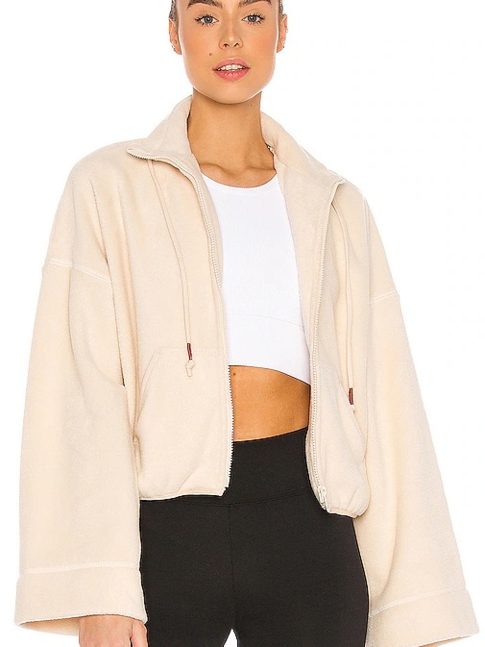 Free People Movement Climb High Fleece - Cream